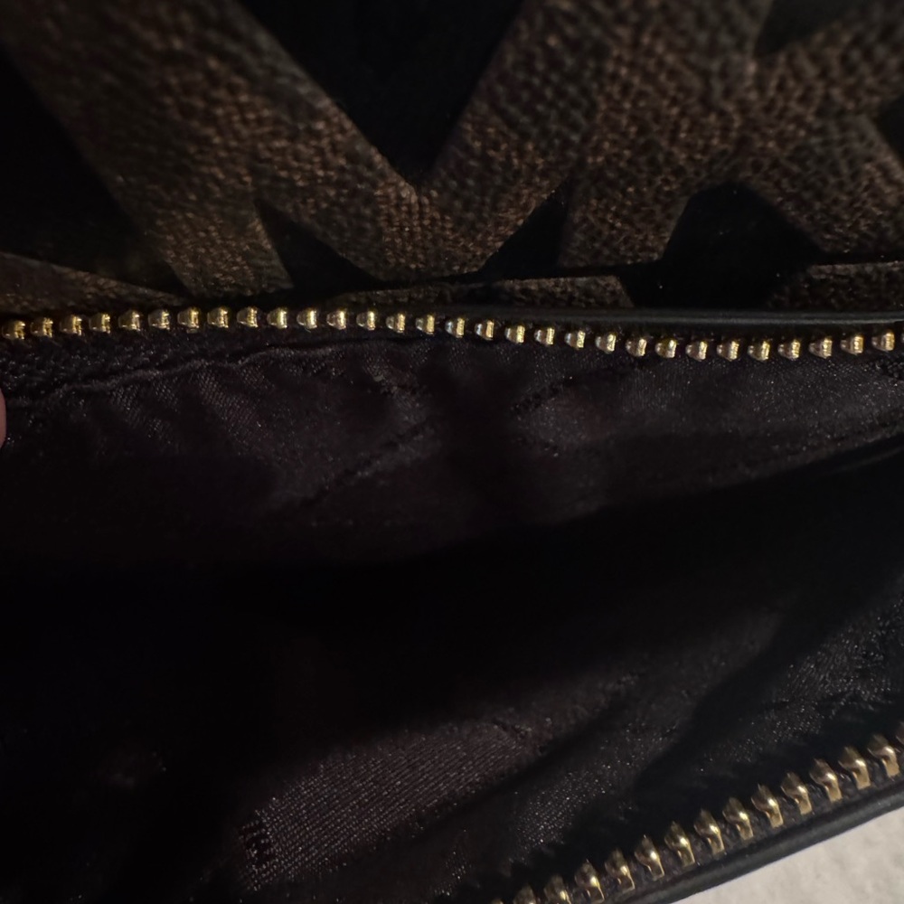 Michael Kors Medium Black & Brown Logo Backpack. Adina MD - Great Condition - Picture 7 of 10
